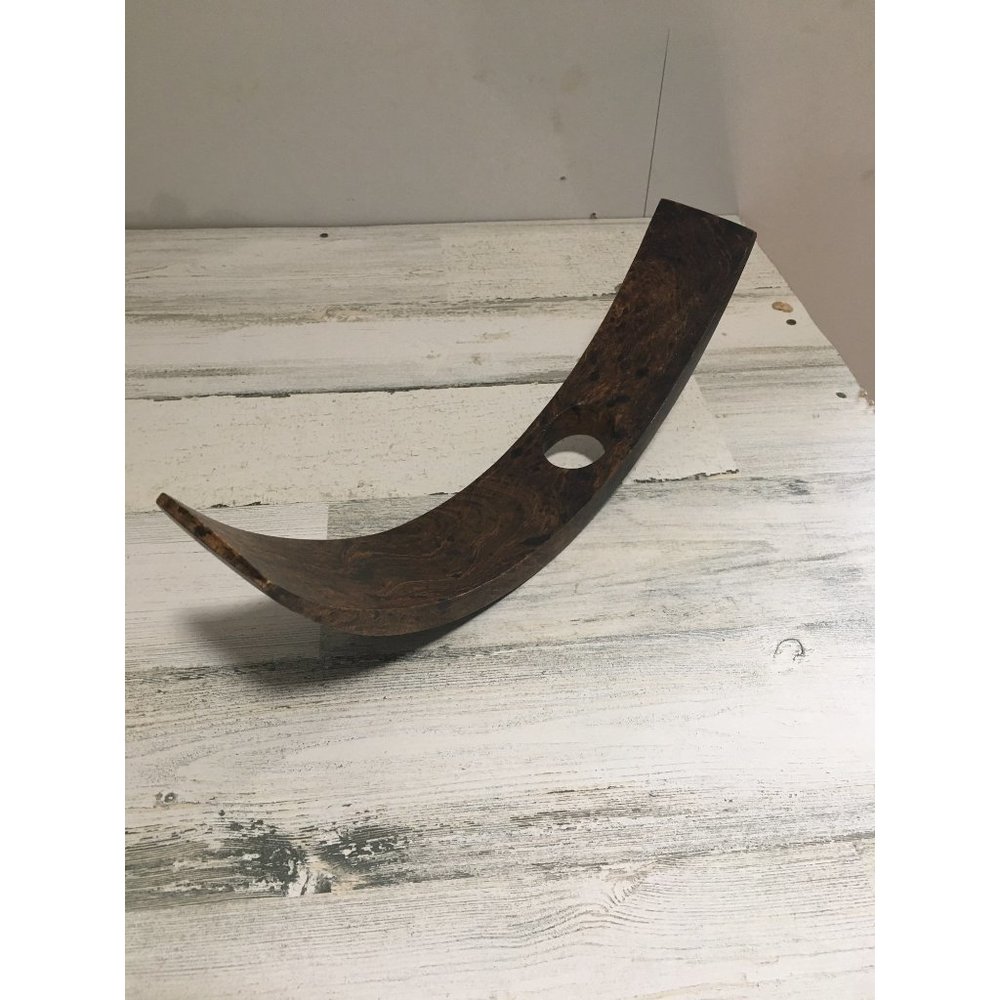 Wooden wine bottle holder from The Islands of Hawaii vintage 1991